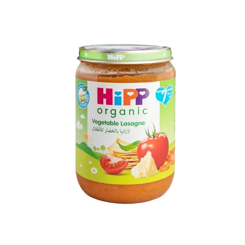 Hipp Organic Vegetable Lasagne Enriched With Essential Vitamins, Minerals And Dietary Fiber, 190Gm