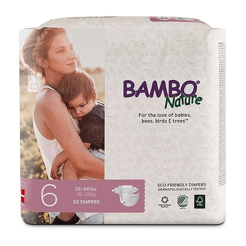 Bambo Nature Comfort And Fit Diapers Dream 6/16, 30Kg