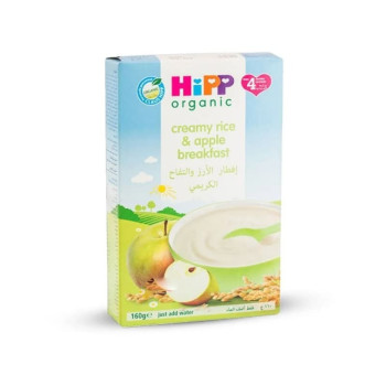 Hipp Organic Creamy Rice And Apple Breakfast, 160Gm