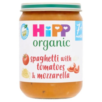 Hipp Organic Spaghetti With Tomato And Mozzarella, 190G
