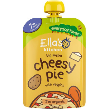 Ellas Kitchen Organic Cheesy Pie With Veggies, 130G
