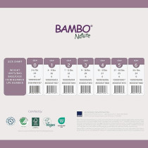 Bamboo Nature Eco-Friendly Organic Dream Mini Diaper 2/3, 6Kg