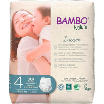 Bamboo Nature Organic Dream Pants Maxi 4/7, 18Kg