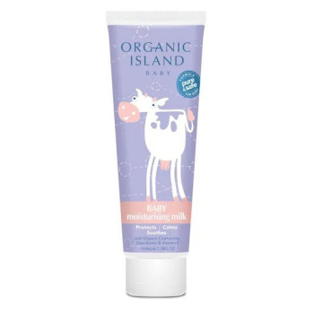 Organic Island Baby Moisturising Milk Provides Hydration And Nourishment To Babys Skin, 100Ml