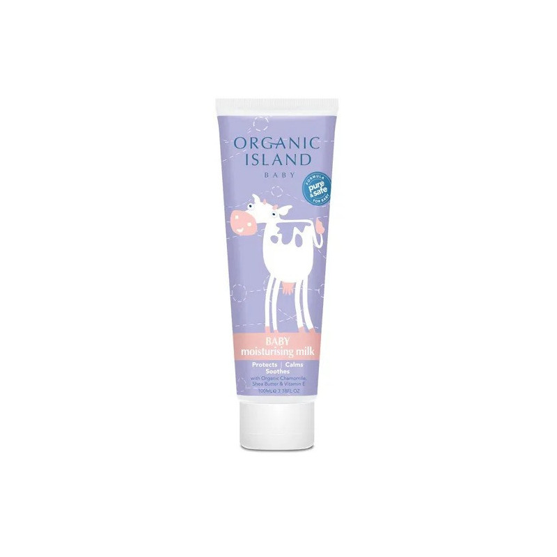 Organic Island Baby Moisturising Milk Provides Hydration And Nourishment To Babys Skin, 100Ml