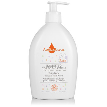 Nebiolina Organic Baby Bath Body And Hair Fluid, 500 Ml