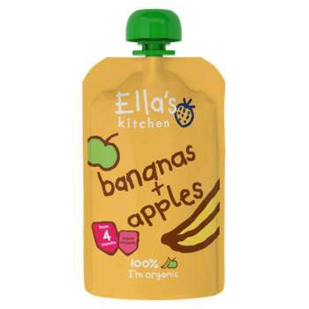 Ellas Kitchen Organic Apples Bananas Taste And Nutritional Benefits, 120G