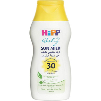 Hipp Baby Sun Milk Cream With Almond Oil Spf30, 200Ml