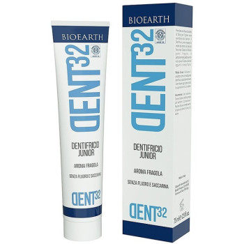 Bioearth Organic Dent32 Toothpaste Junior Strawberry Flavour, 75Ml