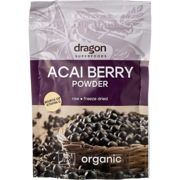 Dragon Superfoods Organic Acai Berry Powder Freeze Dry, 75G