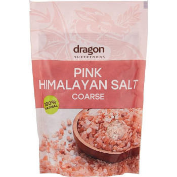 Dragon Superfoods Organic Pink Himalayan Salt Coarse, 500G