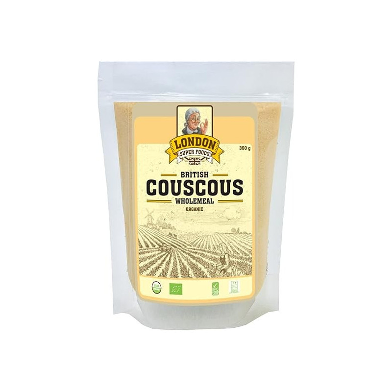 London Super Foods Organic Wholemeal Couscous, 350G