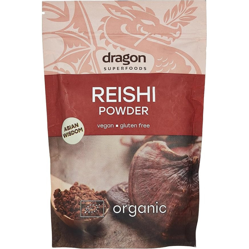 Dragon Superfoods Organic Reishi Powder, 100G
