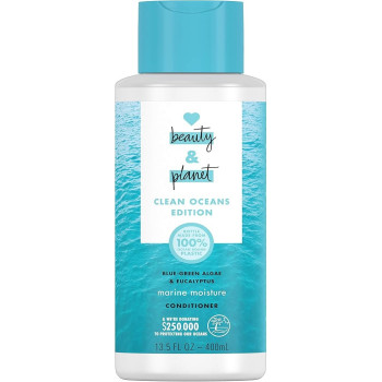 Love Beauty And Planet Blue-Green Algae And Eucalyptus Marine Moisture Conditioner Clean Oceans Edition, 400Ml