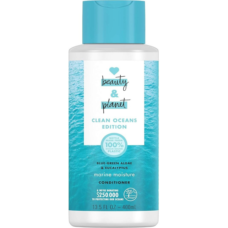 Love Beauty And Planet Blue-Green Algae And Eucalyptus Marine Moisture Conditioner Clean Oceans Edition, 400Ml
