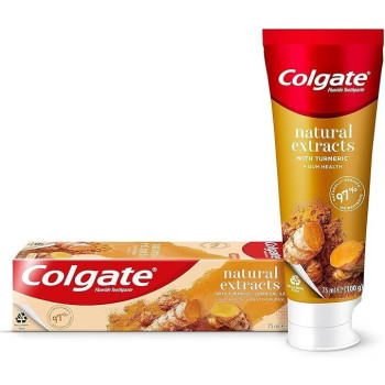 Colgate Natural Extracts Gum Health Turmeric For Healthy Gums Toothpaste, 100 G, 75Ml