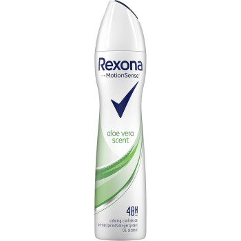 Rexona Women Antiperspirant Deodorant Spray, Aloe Vera, Motionsense, 48H Protection, 200 Ml