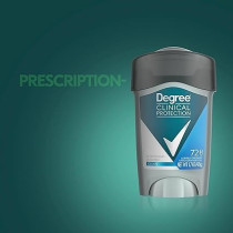Degree Men Antiperspirant Deodorant Clean 72-Hour Sweat And Odor Protection Prescription-Strength Antiperspirant For Men With Motionsense Technology, 1.7 Oz