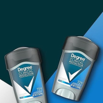 Degree Men Antiperspirant Deodorant Clean 72-Hour Sweat And Odor Protection Prescription-Strength Antiperspirant For Men With Motionsense Technology, 1.7 Oz