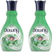 Downy Concentrate Fabric Softener, Dream Garden Scent, Long Lasting Freshness, Fabric And Wrinkle Protector, Pack Of 2, 1.5