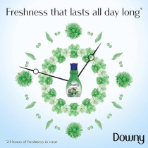 Downy Concentrate Fabric Softener, Dream Garden Scent, Long Lasting Freshness, Fabric And Wrinkle Protector, Pack Of 2, 1.5