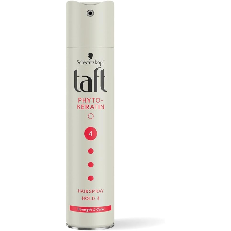 Schwarzkopf Taft Hairspray Phyto-Keratin, Hold 4, 250 Ml