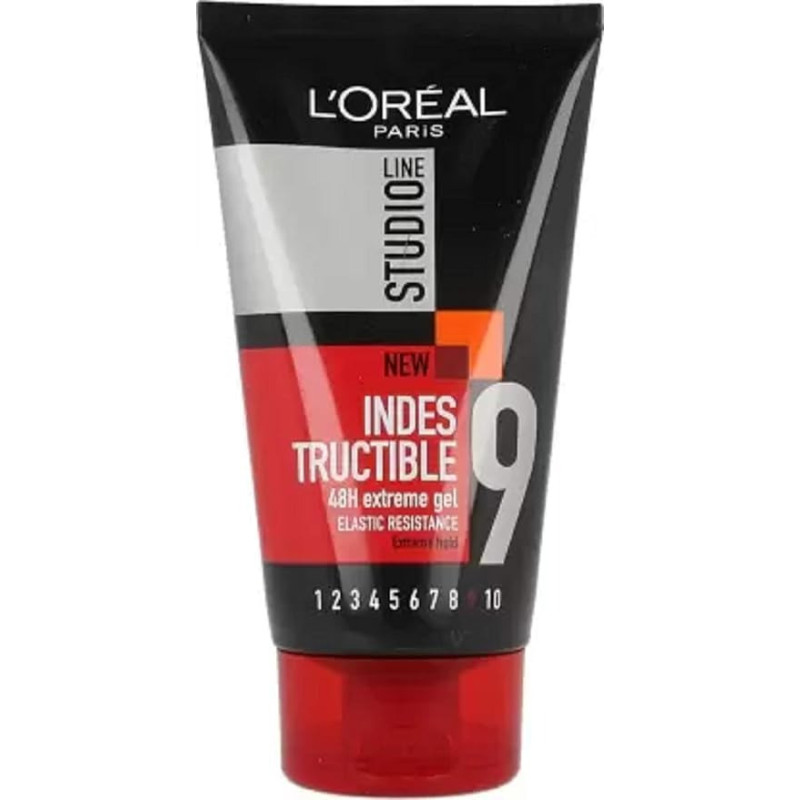 Loreal Paris Studio Line Natural Clear Gel Normal Strength, Indes Tructible, 150Ml