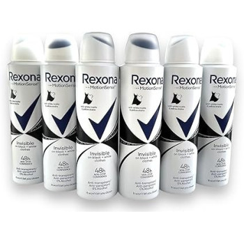 Rexona Invisible Diamond Deodorant Spray For Women, 150Ml, Pack Of 6