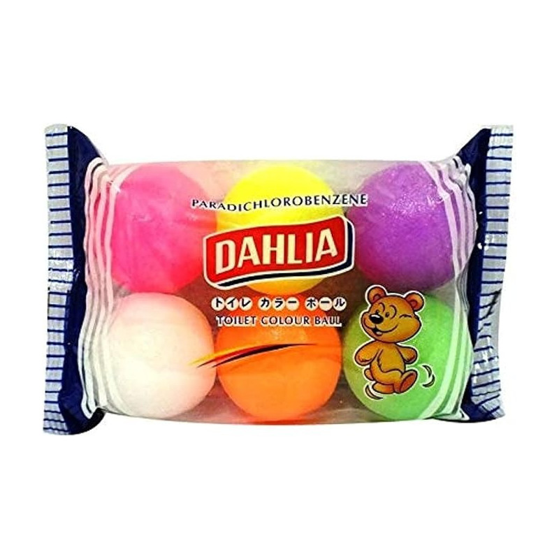 Dahlia Long Lasting Air Freshening Toilet Ball, 6S K-32