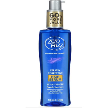 Zero Frizz Hair Serum Keratin Corrective, Frizz Control, 148 Ml