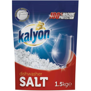 Kalyon Dishwasher Salt, 100 Percentage Machine Protection, 1.5 Kg