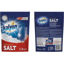 Kalyon Dishwasher Salt, 100 Percentage Machine Protection, 1.5 Kg