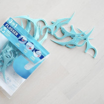 Jordan 3 In 1 Dental Flossers, 36 Pieces, Blue Colour