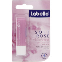 Labello Lip Care Soft Rose, Long Lasting, 4.8 Gram