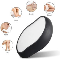 Mega Comms Crystal Hair Eraser, Plus A Free Exfoliator Patch Included Natural Remover Stone Magic Epilator Nano Silky Smooth Skin Men And Women, Colour Health Vitality Wellbeing Summer Winter