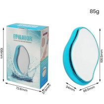 Mega Comms Crystal Hair Eraser, Plus A Free Exfoliator Patch Included Natural Remover Stone Magic Epilator Nano Silky Smooth Skin Men And Women, Colour Health Vitality Wellbeing Summer Winter