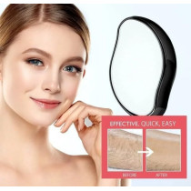 Mega Comms Crystal Hair Eraser, Plus A Free Exfoliator Patch Included Natural Remover Stone Magic Epilator Nano Silky Smooth Skin Men And Women, Colour Health Vitality Wellbeing Summer Winter
