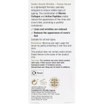 Balance Active Formula Snake Venom Wrinkle Freeze Serum, 30Ml, With Syn-Ake And Marine Collagen, Lines And Wrinkles Appear Reduced, Smoothes Crows Feet, Dermatologically Tested