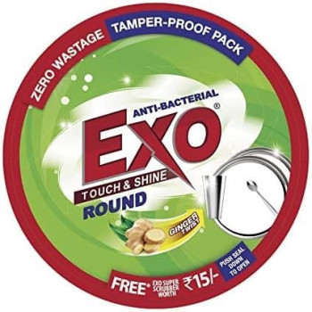 Exo Touch And Shine Round Dish Shine, 250 Gram