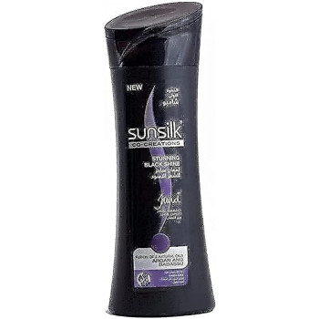 Sunsilk Shampoo Stunning Black Natural Shine Sun, 600 Ml