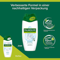Palmolive Naturals Sensitive Shower Gel, 6 x 250 Ml, Cream Shower With Moisturising Milk