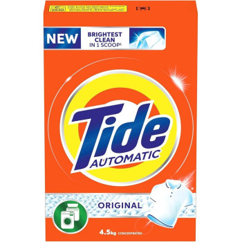 Tide Automatic Powder Laundry Detergent Original Scent, 4.5 Kg