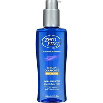 Zero Frizz Corrective Hair Serum Bottle With Keratin, Pack Of 3, 148 Ml