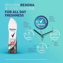 Rexona Aerosol Anti Bacterial Invisible Female, 150 Ml