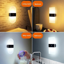 Arnim Intelligent Human Body Induction Lamp Magnetic Wall Lamp Hallway Corridor Small Night Light