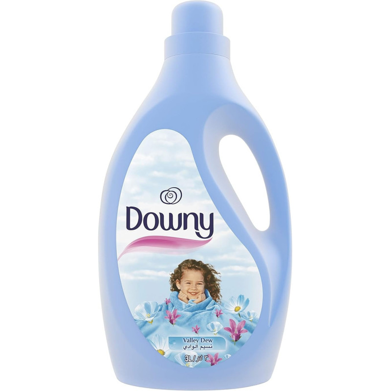 Downy Valley Dew Concentrate Fabric Softener, 3 Litre