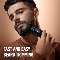 King C. Gillette Cordless Mens Beard Trimmer Kit With Lifetime Sharp Blades And 3 Interchangeable Combs