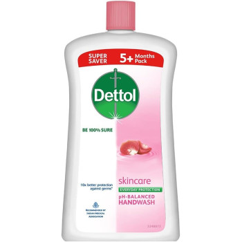 Dettol Liquid Soap Jar Skincare, Hand Wash, 900 Ml