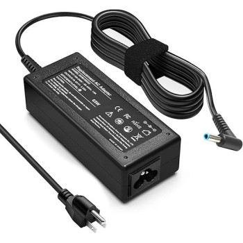 Falamiao 65 W, 19.5 V, Laptop Charger, Black Colour