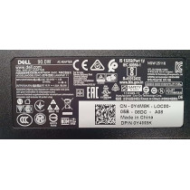 Dell 0W6KV, Adapter AC 90W 3P, 240 Volts, Black Colour